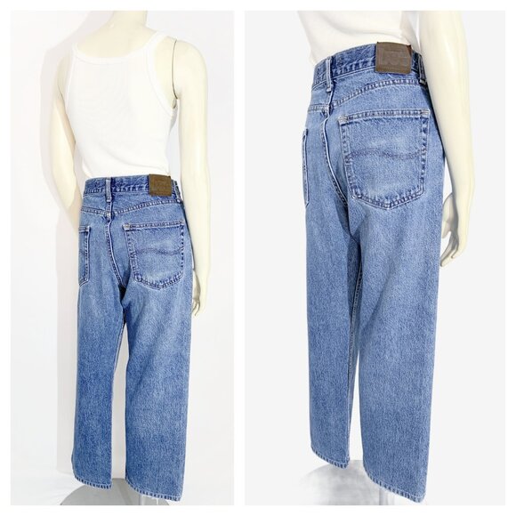 Vintage Faded Medium Blue LEE Jeans / Size 34 waist / size Medium - Picture 5 of 10